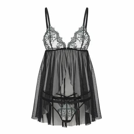 少女居家系/甜美减龄蕾丝睡裙居家服商品大图