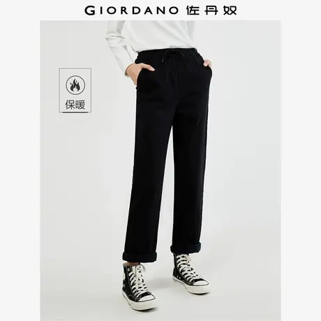 佐丹奴裤子女装加绒弹力棉梭织松紧腰休闲长裤 13413770商品大图