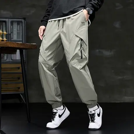 唐狮秋冬新款男生休闲裤工装束腿直筒长裤潮酷运动宽松潮TUTA图片