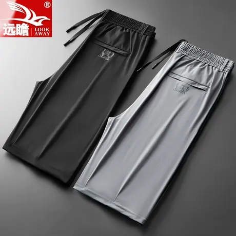 夏天冰丝休闲短裤男夏季薄款男士五分裤弹力2023新款爆款中裤男款商品大图