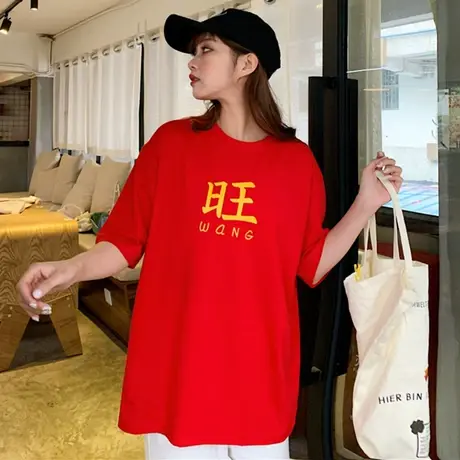 超火cec短袖t恤女ins潮韩版宽松原宿bf港味百搭慵懒风丧系上衣服图片