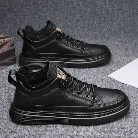 雨鞋男款时尚钓鱼水鞋厨房防滑鞋工地劳保短筒雨靴户外防水鞋男士商品大图