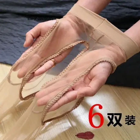 6双 超薄免脱四面开裆连裤袜 情趣袜性感极薄诱惑镂空丝袜 女透肤商品大图