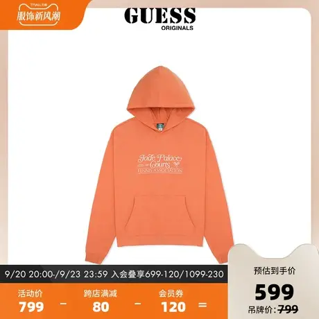 GUESS Originalsx88rising23胶囊系列新秋男oversize穿搭美式卫衣商品大图