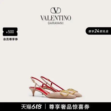 [24期免息]华伦天奴VALENTINO女士 VLOGO SIGNATURE 小牛皮高跟鞋图片
