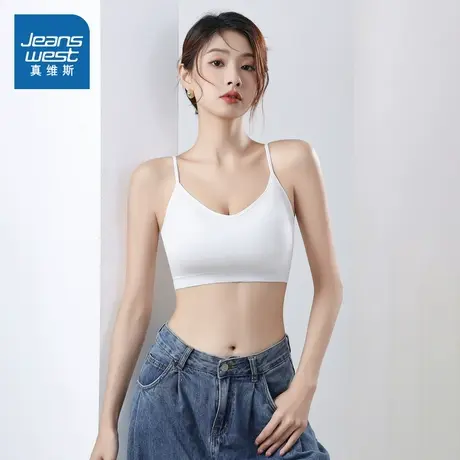 KF真维斯女装2025夏季新款 纯色百搭内搭打底衫时尚新款女装背心商品大图
