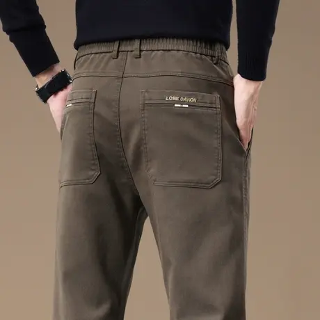 男装冬季弹力直筒休闲裤子秋冬款商务正装西裤2023新款男士西装裤商品大图