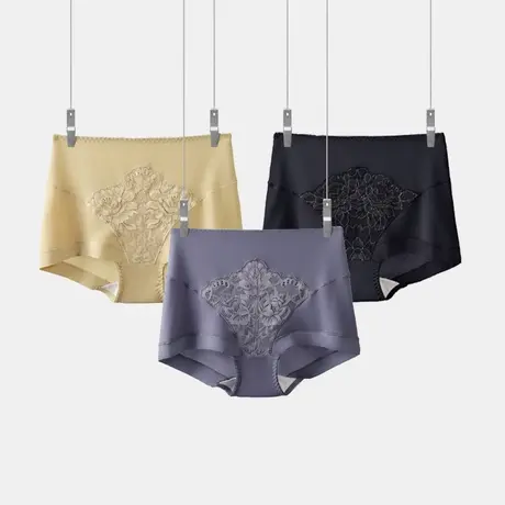 内衣女高腰收腹提臀无痕女士平角裤商品大图