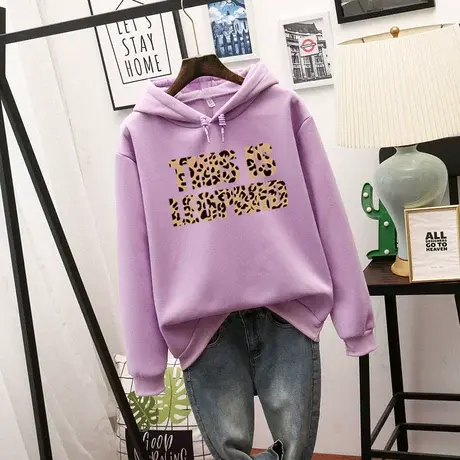 开衫连帽加绒加厚卫衣女宽松韩版拉链外套秋冬季2024新爆薄款上衣商品大图