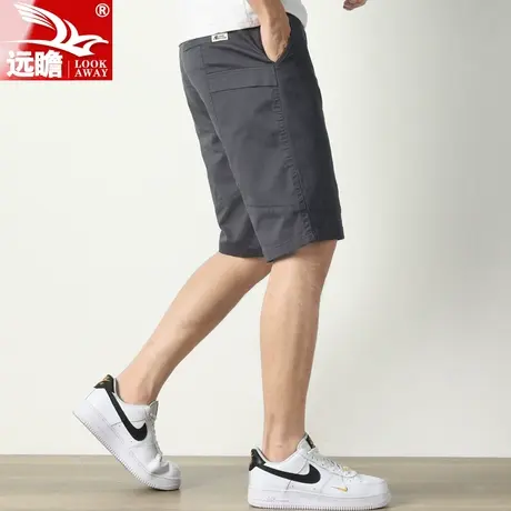 夏天冰丝休闲短男夏季薄款宽松直筒中裤2023新款潮牌男士五分裤子商品大图