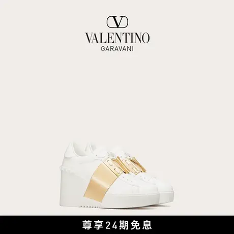 【24期免息】华伦天奴VALENTINO女士 OPEN DISCO 小牛皮运动鞋商品大图