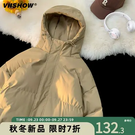 VIISHOW加厚棉袄2023新款棉衣男韩版ins潮牌炸街冬季棉服外套男士商品大图