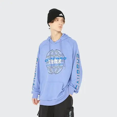 唐狮春秋连帽情侣卫衣男女潮牌青少年上衣宽松oversize长袖卫衣图片