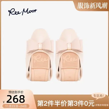 REEMOOR睿慕拙茧系列低跟方女鞋2024年春款鞋子软底平底鞋子女图片