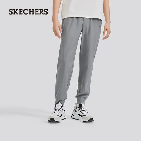 Skechers斯凯奇2024年春季新款男子针织长裤舒束脚裤休闲运动裤商品大图
