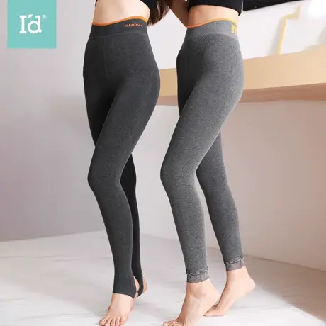 爱帝女士九分蕾丝仙女打底裤美体修身保暖不显肉春秋弹力单裤贴身商品大图