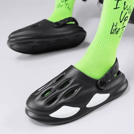 雨鞋男款时尚钓鱼水鞋厨房鞋防滑厨师工作鞋劳保胶鞋户外防水鞋男商品大图