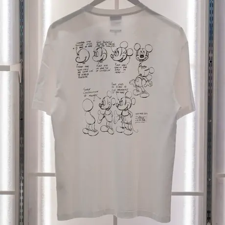 Lee23年米奇联名短袖男女同款T恤短袖舒适版型LUT0051153RX-14000图片