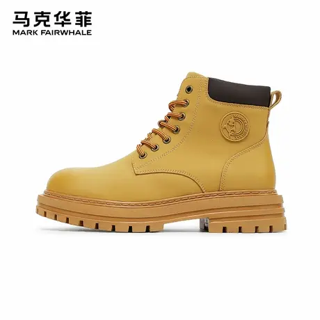 马克华菲美拉德废土风马丁靴女款早秋2025新款大黄蜂靴增高登山靴商品大图