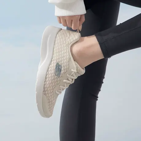 斯凯奇（Skechers）女鞋夏季2025新款软底网面跑步鞋轻便透气运动商品大图
