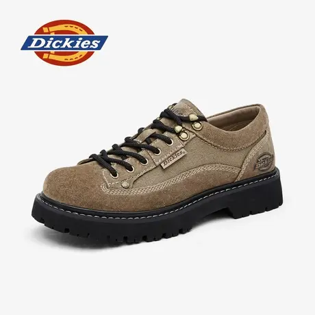 Dickies男鞋工装鞋2025秋冬复古休闲鞋男款百搭厚底增高休闲皮鞋商品大图