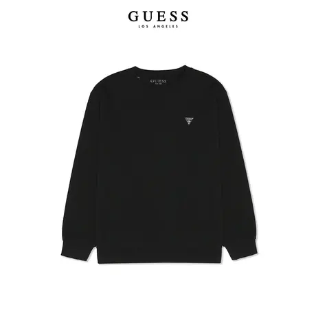 GUESS23年新款秋男士情侣款百搭潮流简约设计纯色卫衣-MN3K6440商品大图