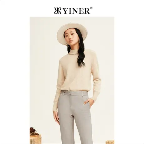 YINER音儿专柜女装2022冬季新款休闲裤8C32520480商品大图