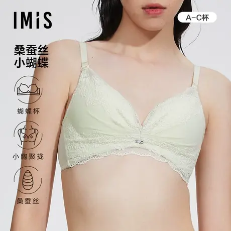 爱美丽IMIS商场内衣无钢托小胸聚拢显大真丝杯里中厚文胸IM17BGP1商品大图