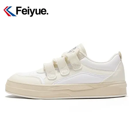 feiyue/飞跃百搭小白鞋女鞋2024春季新款时尚低帮透气休闲板鞋892商品大图