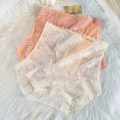 送妈妈高腰内裤女束腰提臀棉质底裆2025款大码轻收腹三角底裤薄款商品大图