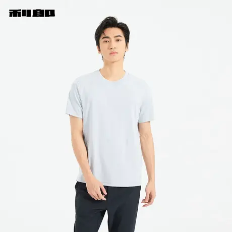 【商场同款】利郎官方 短袖T恤男2025夏季圆领弹力上衣25XTX3431Y商品大图