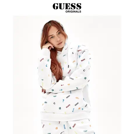 GUESS Originals×CLOTTEE男女同款休闲舒适卫衣图片