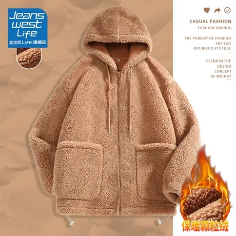 真维斯LIFE棉服女2023年新款冬季外套女高级感秋冬夹棉韩系穿搭图片