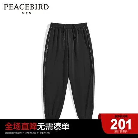太平鸟男装 运动长裤男休闲时尚流B1GMC2142商品大图