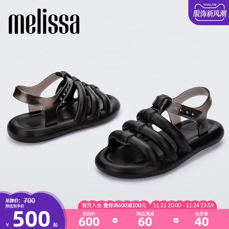 Melissa梅丽莎2023款女士时尚面包凉鞋果冻鞋33808商品大图