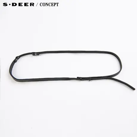 sdeer圣迪奥2018秋冬简约休闲细致女腰带S16184463商品大图