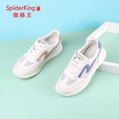SPIDER KING/蜘蛛王德训鞋2024夏商场新款小白鞋透气网面时尚百搭图片