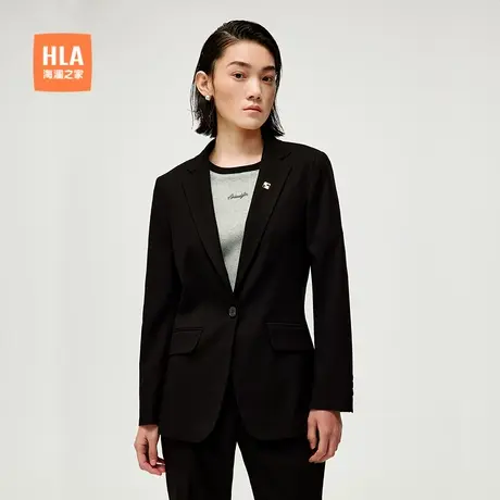HLA/海澜之家商务通勤西服套装25春夏新沉稳利落挺括时尚气质女装商品大图