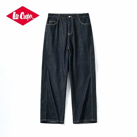 Lee Cooper/李库珀 水洗复古牛仔裤男士2025夏季新款宽松直筒裤子商品大图