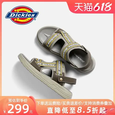 Dickies凉鞋男士2025新款夏季外穿耐磨两穿凉拖男款踩屎感沙滩鞋商品大图