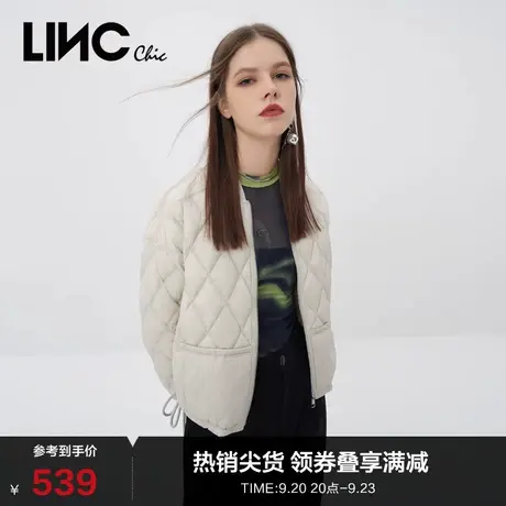 LINCCHIC金羽杰羽绒服女简约短款轻薄羽绒服女冬季外套Y22801363商品大图