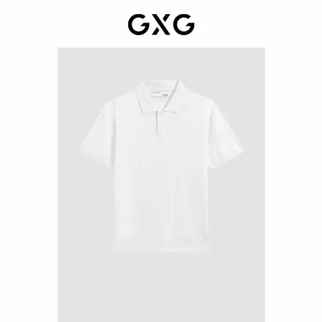 【X】GXG男装肌理面料polo衫男士24年夏季品G24X242031图片