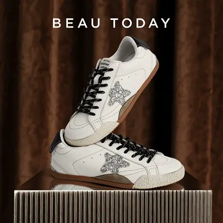 【交个朋友】BeauToday脏脏派哒星内增高德训鞋女款透气休闲运动商品大图