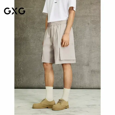 GXG男装 商场同款户外cordura面料短裤男通勤 25夏新品G25X222012图片