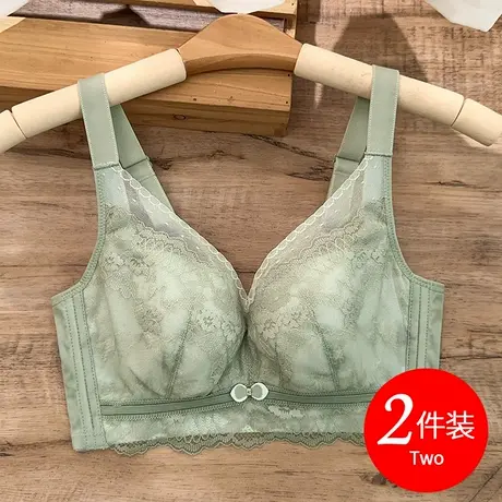 思晴内衣女士文胸大胸显小薄款0.1cm收副乳防下垂夏季胸罩超薄杯商品大图