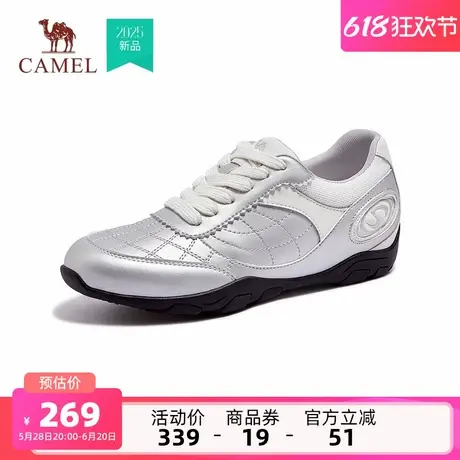 骆驼女鞋2025夏季新款增高百搭老爹鞋板鞋运动鞋休闲阿甘鞋德训鞋商品大图