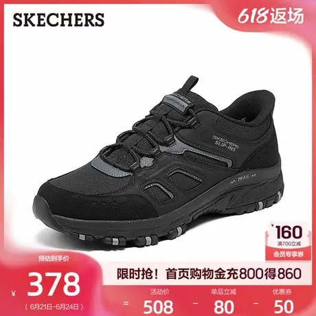 Skechers斯凯奇男鞋休闲运动鞋轻便健步鞋一脚蹬缓震2025夏季新款商品大图