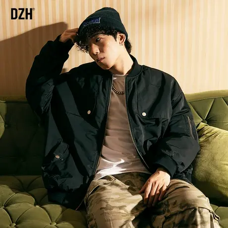 男士黑色棉服男加厚工装夹克棉衣男款冬季外套男装2023新款棒球服商品大图