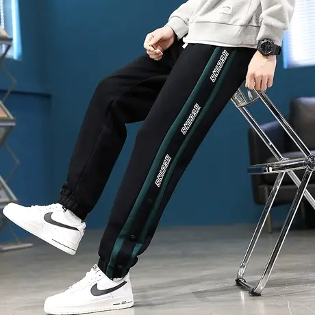 12岁青少年春秋季束脚裤男13初高中学生14帅气裤子15潮流休闲长裤商品大图