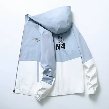 外套男秋季2023新款潮流帅气休闲秋装青少年夹克春秋男士工装外衣商品大图